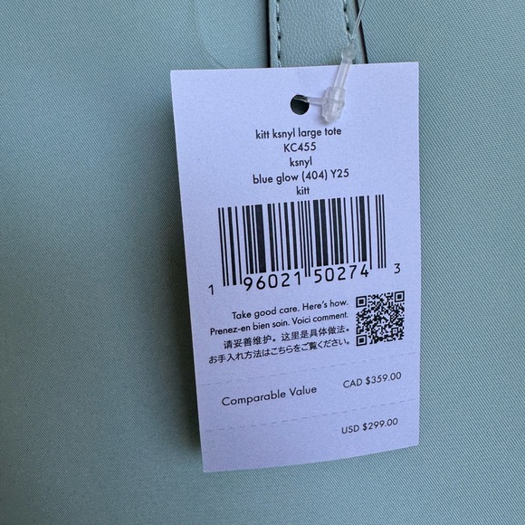 Kate spade Kitt large ♠️ tote bag nylon new - Picture 3 of 4